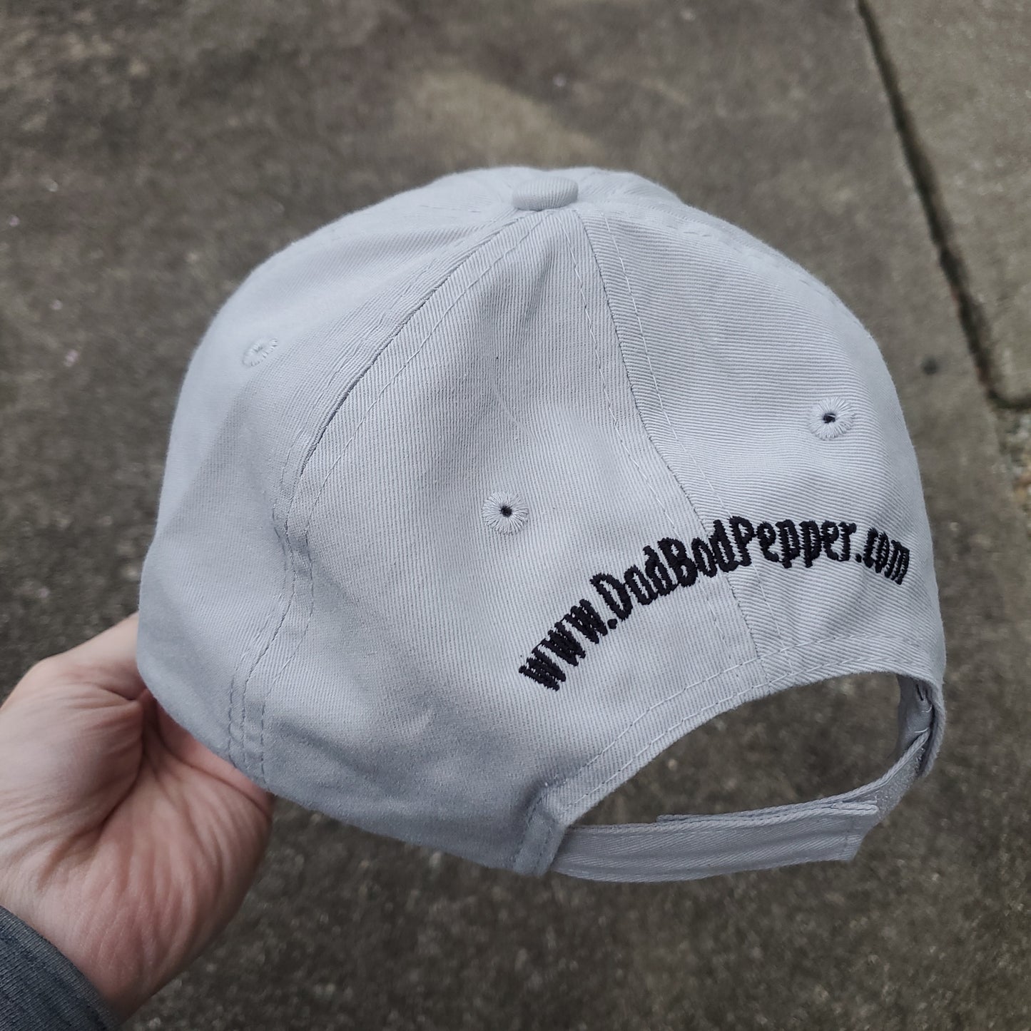 Dad Bod dad hat - Gray with Yellow